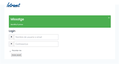 Desktop Screenshot of intranet.teia.cat
